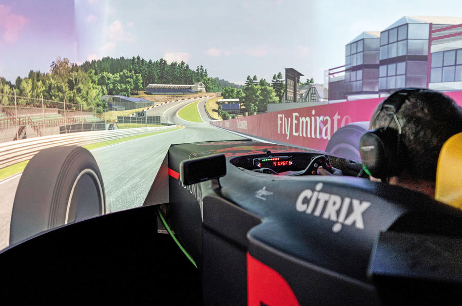Virtual insanity: Driving Aston Martin's Valkyrie simulator