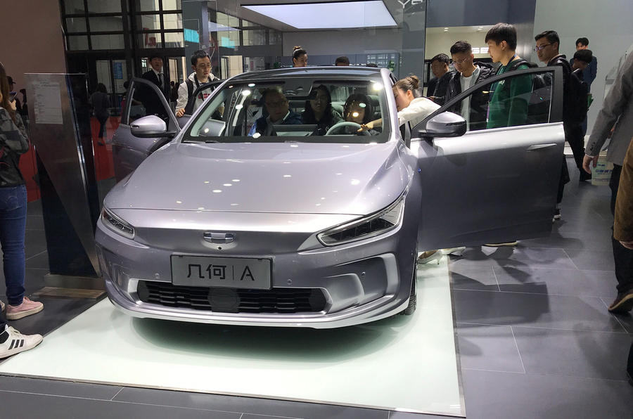 Geely launches EV brand Geometry with Tesla Model 3 rival