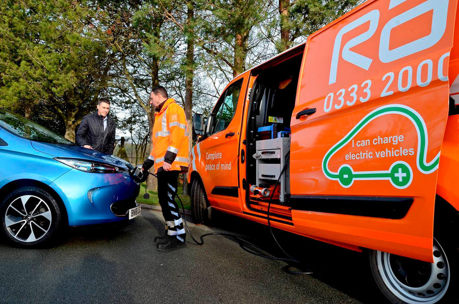 RAC launches EV flat-battery recovery scheme